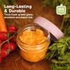 imageKeaBabies 4pk 8oz ampamp 4pk 4oz Glass Baby Food Containers with Lids  LeakProof Microwavable Small Glass Jars Baby Purees ampamp Toddler Snack Storage Containers BPAFree Dishwasher ampamp Freezer SafeSagePastels