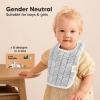 imageKeaBabies 8Pack Organic Baby Bibs for Boys Girls  Super Absorbent Cotton Drool Bibs for Baby Girl ampamp Boy Teething Toddler Drooling Newborn Ultra Soft ampamp Machine Washable Beach DayCrossroads