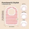 imageKeaBabies 8Pack Organic Baby Bibs for Boys Girls  Super Absorbent Cotton Drool Bibs for Baby Girl ampamp Boy Teething Toddler Drooling Newborn Ultra Soft ampamp Machine Washable Beach DaySweet Charm