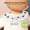 imageKeaBabies 8Pack Organic Baby Bibs for Boys Girls  Super Absorbent Cotton Drool Bibs for Baby Girl ampamp Boy Teething Toddler Drooling Newborn Ultra Soft ampamp Machine Washable Beach DayCrossroads