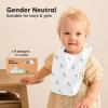 imageKeaBabies 8Pack Organic Baby Bibs for Boys Girls  Super Absorbent Cotton Drool Bibs for Baby Girl ampamp Boy Teething Toddler Drooling Newborn Ultra Soft ampamp Machine Washable Beach DayNordic