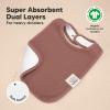 imageKeaBabies 8Pack Organic Baby Bibs for Boys Girls  Super Absorbent Cotton Drool Bibs for Baby Girl ampamp Boy Teething Toddler Drooling Newborn Ultra Soft ampamp Machine Washable Beach DayMauve