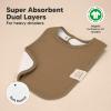imageKeaBabies 8Pack Organic Baby Bibs for Boys Girls  Super Absorbent Cotton Drool Bibs for Baby Girl ampamp Boy Teething Toddler Drooling Newborn Ultra Soft ampamp Machine Washable Beach DayTerracotta