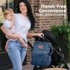 imageKeaBabies Baby Diaper Bag Backpack  Large Baby Bag for Boys Girls Waterproof Multi Function Travel Diaper Backpack with Changing Pad Durable Travel Essentials for Moms and Dads Navy BlueNavy Blue