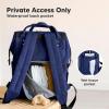 imageKeaBabies Baby Diaper Bag Backpack  Large Baby Bag for Boys Girls Waterproof Multi Function Travel Diaper Backpack with Changing Pad Durable Travel Essentials for Moms and Dads Navy BlueMarine Blue
