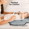 imageKeaBabies Portable Diaper Changing Pad  Large Waterproof Baby Changing Mat Compact Travel Diaper Clutch Functional Pockets Fit Newborn Essentials Wipeable ampamp Padded Baby Changer PrismBlack Geo