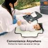 imageKeaBabies Portable Diaper Changing Pad  Large Waterproof Baby Changing Mat Compact Travel Diaper Clutch Functional Pockets Fit Newborn Essentials Wipeable ampamp Padded Baby Changer PrismWoods