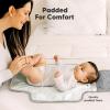 imageKeaBabies Portable Diaper Changing Pad  Large Waterproof Baby Changing Mat Compact Travel Diaper Clutch Functional Pockets Fit Newborn Essentials Wipeable ampamp Padded Baby Changer PrismWoodland