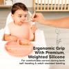 imageKeaBabies Silicone Baby Spoons Self Feeding 612 months  3Pack Baby Weaning Eating UtensilsToddler First Food Training SpoonInfantKids Feeding Supplies Essential SetDishwashersafe TerracottaSlate