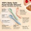imageKeaBabies Silicone Baby Spoons Self Feeding 612 months  3Pack Baby Weaning Eating UtensilsToddler First Food Training SpoonInfantKids Feeding Supplies Essential SetDishwashersafe TerracottaMellow
