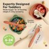 imageKeaBabies Silicone Baby Spoons Self Feeding 612 months  3Pack Baby Weaning Eating UtensilsToddler First Food Training SpoonInfantKids Feeding Supplies Essential SetDishwashersafe TerracottaTerracotta