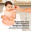 imageKeaBabies Silicone Baby Spoons Self Feeding 612 months  3Pack Baby Weaning Eating UtensilsToddler First Food Training SpoonInfantKids Feeding Supplies Essential SetDishwashersafe TerracottaValiant