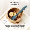imageKeaBabies Silicone Baby Spoons Self Feeding 612 months  3Pack Baby Weaning Eating UtensilsToddler First Food Training SpoonInfantKids Feeding Supplies Essential SetDishwashersafe TerracottaDesert