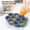 imageKeaBabies Silicone Food Freezer Trays with Lid 2oz x 10 Pods Baby Food Storage Containers Easy Puree Meal Prep Breast Milk Silicone Freezer Molds DishwasherMicrowave SafeBPAFreeBlossomSlate