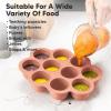 imageKeaBabies Silicone Food Freezer Trays with Lid 2oz x 10 Pods Baby Food Storage Containers Easy Puree Meal Prep Breast Milk Silicone Freezer Molds DishwasherMicrowave SafeBPAFreeBlossomRoseate
