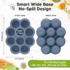 imageKeaBabies Silicone Food Freezer Trays with Lid 2oz x 10 Pods Baby Food Storage Containers Easy Puree Meal Prep Breast Milk Silicone Freezer Molds DishwasherMicrowave SafeBPAFreeBlossomSlate