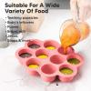imageKeaBabies Silicone Food Freezer Trays with Lid 2oz x 10 Pods Baby Food Storage Containers Easy Puree Meal Prep Breast Milk Silicone Freezer Molds DishwasherMicrowave SafeBPAFreeBlossomBlossom
