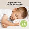 imageKeaBabies Toddler Pillow with Pillowcase Jumbo 14X20  Soft Organic Cotton Toddler Pillows for Sleeping  Machine Washable  Perfect for Travel Toddler Bed Set Soft WhiteSafari Echo