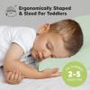 imageKeaBabies Toddler Pillow with Pillowcase Jumbo 14X20  Soft Organic Cotton Toddler Pillows for Sleeping  Machine Washable  Perfect for Travel Toddler Bed Set Soft WhiteSage
