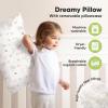 imageKeaBabies Toddler Pillow with Pillowcase Jumbo 14X20  Soft Organic Cotton Toddler Pillows for Sleeping  Machine Washable  Perfect for Travel Toddler Bed Set Soft WhiteEscapade