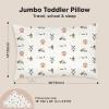 imageKeaBabies Toddler Pillow with Pillowcase Jumbo 14X20  Soft Organic Cotton Toddler Pillows for Sleeping  Machine Washable  Perfect for Travel Toddler Bed Set Soft WhiteBarn
