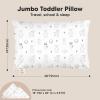 imageKeaBabies Toddler Pillow with Pillowcase Jumbo 14X20  Soft Organic Cotton Toddler Pillows for Sleeping  Machine Washable  Perfect for Travel Toddler Bed Set Soft WhiteKeafriends