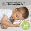 imageKeaBabies Toddler Pillow with Pillowcase Jumbo 14X20  Soft Organic Cotton Toddler Pillows for Sleeping  Machine Washable  Perfect for Travel Toddler Bed Set Soft WhiteWild Count