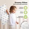 imageKeaBabies Toddler Pillow with Pillowcase Jumbo 14X20  Soft Organic Cotton Toddler Pillows for Sleeping  Machine Washable  Perfect for Travel Toddler Bed Set Soft WhiteSpace Drift