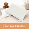 imageKeaBabies Toddler Pillowcase 13quotx18quot  Organic Cotton Toddler Pillowcase for Kids Boys Girls Soft ampamp Durable Cotton Cover for Miniature Sleepy Pillows Cute Colors Pillow Sold Separately VroomPearl Gray