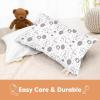 imageKeaBabies Toddler Pillowcase 13quotx18quot  Organic Cotton Toddler Pillowcase for Kids Boys Girls Soft ampamp Durable Cotton Cover for Miniature Sleepy Pillows Cute Colors Pillow Sold Separately VroomKeasafari