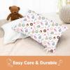 imageKeaBabies Toddler Pillowcase 13quotx18quot  Organic Cotton Toddler Pillowcase for Kids Boys Girls Soft ampamp Durable Cotton Cover for Miniature Sleepy Pillows Cute Colors Pillow Sold Separately VroomSweet Tooth