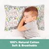 imageKeaBabies Toddler Pillowcase 13quotx18quot  Organic Cotton Toddler Pillowcase for Kids Boys Girls Soft ampamp Durable Cotton Cover for Miniature Sleepy Pillows Cute Colors Pillow Sold Separately VroomUnicorn Dreams