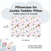 imageKeaBabies Toddler Pillowcase 13quotx18quot  Organic Cotton Toddler Pillowcase for Kids Boys Girls Soft ampamp Durable Cotton Cover for Miniature Sleepy Pillows Cute Colors Pillow Sold Separately VroomSweet Tooth