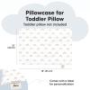 imageKeaBabies Toddler Pillowcase 13quotx18quot  Organic Cotton Toddler Pillowcase for Kids Boys Girls Soft ampamp Durable Cotton Cover for Miniature Sleepy Pillows Cute Colors Pillow Sold Separately VroomJolly Rainbow