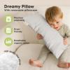imageMini Toddler Pillow with Pillowcase  9x13 My Little Dreamy Travel Kids Pillow for Sleeping Toddler Bed Small Tiny Organic Cotton Pillowcase Soft ampamp Breathable Kids 24 Years Old PolarFrench Gray