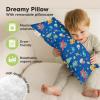 imageMini Toddler Pillow with Pillowcase  9x13 My Little Dreamy Travel Kids Pillow for Sleeping Toddler Bed Small Tiny Organic Cotton Pillowcase Soft ampamp Breathable Kids 24 Years Old PolarDinoworld