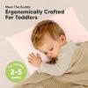 imageMini Toddler Pillow with Pillowcase  9x13 My Little Dreamy Travel Kids Pillow for Sleeping Toddler Bed Small Tiny Organic Cotton Pillowcase Soft ampamp Breathable Kids 24 Years Old PolarMist Pink