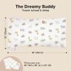 imageMini Toddler Pillow with Pillowcase  9x13 My Little Dreamy Travel Kids Pillow for Sleeping Toddler Bed Small Tiny Organic Cotton Pillowcase Soft ampamp Breathable Kids 24 Years Old PolarSafari Echo