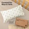 imageMini Toddler Pillow with Pillowcase  9x13 My Little Dreamy Travel Kids Pillow for Sleeping Toddler Bed Small Tiny Organic Cotton Pillowcase Soft ampamp Breathable Kids 24 Years Old PolarBruce