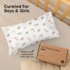 imageMini Toddler Pillow with Pillowcase  9x13 My Little Dreamy Travel Kids Pillow for Sleeping Toddler Bed Small Tiny Organic Cotton Pillowcase Soft ampamp Breathable Kids 24 Years Old PolarSafari Echo