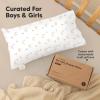 imageMini Toddler Pillow with Pillowcase  9x13 My Little Dreamy Travel Kids Pillow for Sleeping Toddler Bed Small Tiny Organic Cotton Pillowcase Soft ampamp Breathable Kids 24 Years Old PolarNibbles