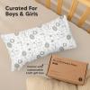 imageMini Toddler Pillow with Pillowcase  9x13 My Little Dreamy Travel Kids Pillow for Sleeping Toddler Bed Small Tiny Organic Cotton Pillowcase Soft ampamp Breathable Kids 24 Years Old PolarKeafriends