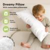 imageMini Toddler Pillow with Pillowcase  9x13 My Little Dreamy Travel Kids Pillow for Sleeping Toddler Bed Small Tiny Organic Cotton Pillowcase Soft ampamp Breathable Kids 24 Years Old PolarSoft White
