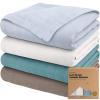 image4Pack Muslin Swaddle Blankets for Boys Girls  Organic Baby Swaddles for Newborns Soft ampamp Breathable Receiving Baby Blankets for Girl Boy Neutral Newborn Essentials Gift CoralsNimbus