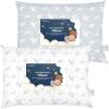 imageKeaBabies 2Pack Toddler Pillow 13x18  Soft Organic Cotton Kids Travel Bed Pillows for Sleeping School Nap Machine Washable Toddlers 2 to 5 Pillowcase Sold Separately HeartsDragons