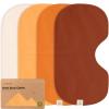 imageKeaBabies 4Pack Baby Burp Cloths Baby Girl Boy  Organic Cotton Burp Cloth Extra Large Absorbent Soft Burping Cloths ampamp Bibs Set for Babies Newborn Burp Clothes Thick Burp Rags FleurSahara