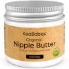 imageOrganic Nipple Butter for Cracked Sore Relief  Nursing Nipple Cream Safe for Breastfeeding 100 Natural Clean Breast Cream Non Lanolin Balm Mom Postpartum Breastfeeding Essentials2oz Soothing