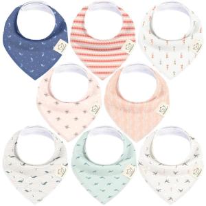 image8Pack Organic Baby Bandana Bibs for Boys Girls  Super Absorbent Triangle Baby Bibs for Drooling and Teething Infant 100 Cotton Extra Soft for Newborn Infant 036 Months ConstellationMarine Muse