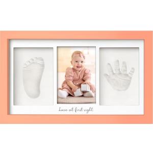 imageBaby Hand and Footprint Kit  Clay Handprint Keepsake Frame Newborn Nursery Picture Frame Personalized New Mom Gifts for Baby Shower ampamp Registry Alpine WhiteSalmon