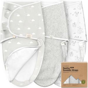 imageBaby Swaddle Sleep Sacks with Zipper  3Pack Swaddles for Newborns 36 Months Infant Baby Girls Boys Soft ampamp Durable Newborn Sleep Sack Easy Diaper Change Swaddling Blanket Sage LAspire